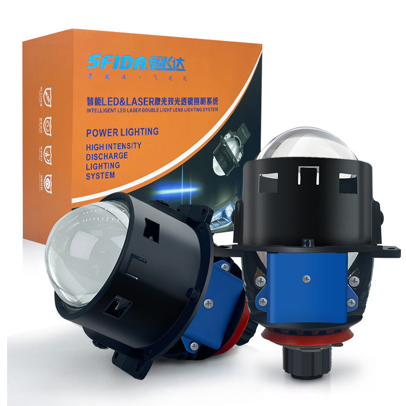 2.5 Inch Bi LED Projector Lens For Car 12v 6000k Lossless Installation